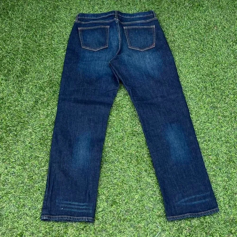 Y2K dark wash Banana-republic Men's straight leg Blue Jeans